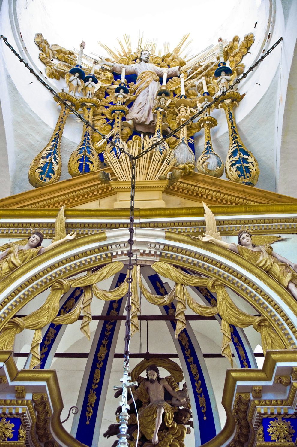 Belozersk
Russia. Vologda Region. Belozersk District
Kremlin
Cathedral of the TransfigurationGorodskoi Val street 13
Interior. Iconostasis
2009-08-08
© Photographs by William Brumfield