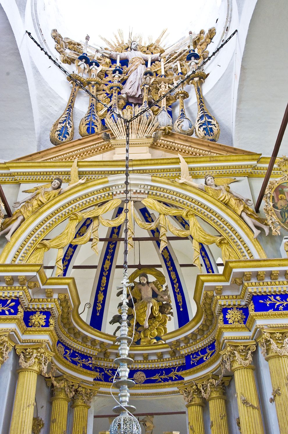 Belozersk
Russia. Vologda Region. Belozersk District
Kremlin
Cathedral of the TransfigurationGorodskoi Val street 13
Interior. Iconostasis
2009-08-08
© Photographs by William Brumfield