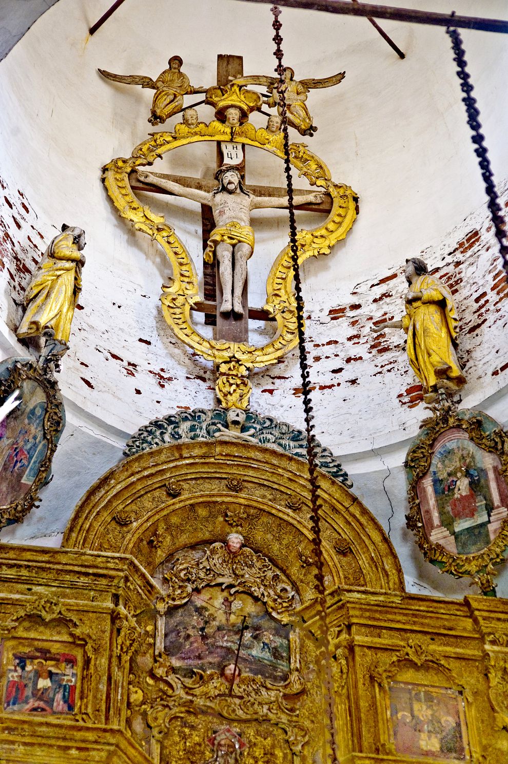 Belozersk
Russia. Vologda Region. Belozersk District
Church of the DormitionMarks Street 43
Interior. Iconostasis
2009-08-08
© Photographs by William Brumfield