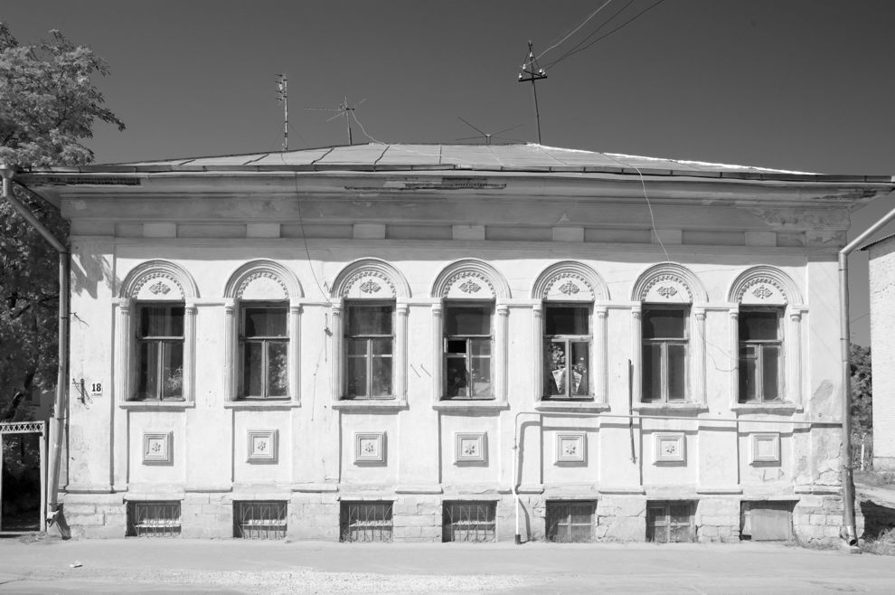 Borovsk
Russia. Kaluga Region. Borovsk District
Manufacturer Polejaev house. Late 19 cent.
2010-07-17
© Photographs by William Brumfield