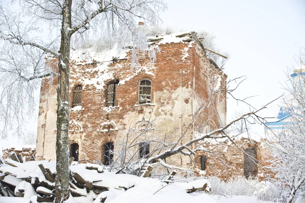 Nosovskoe
Russia. Vologda Region. Cherepovetskii District
Church of the Resurrection
2010-01-02
© Photographs by William Brumfield