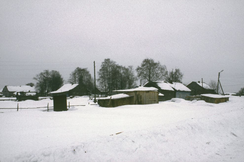 Saunino
Russia. Arkhangelsk Region. Kargopol District
Village panorama
1998-02-28
© Photographs by William Brumfield