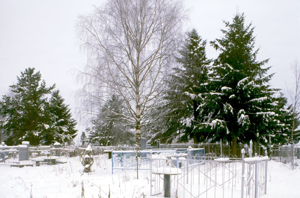 Ukhta
Russia. Arkhangelsk Region. Kargopol District
Cemetry
1999-11-26
© Photographs by William Brumfield