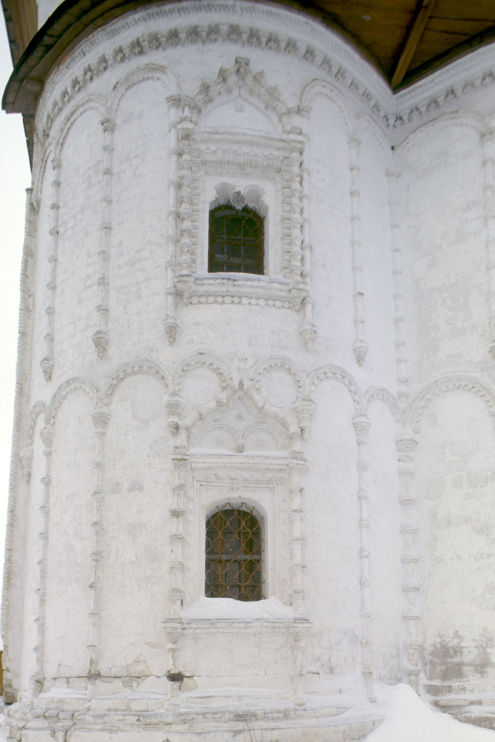 Kargopol
Russia. Arkhangelsk Region. Kargopol District
Churches of the AnnunciationStaraia Torgovaia square
Apse
1998-02-27
© Photographs by William Brumfield