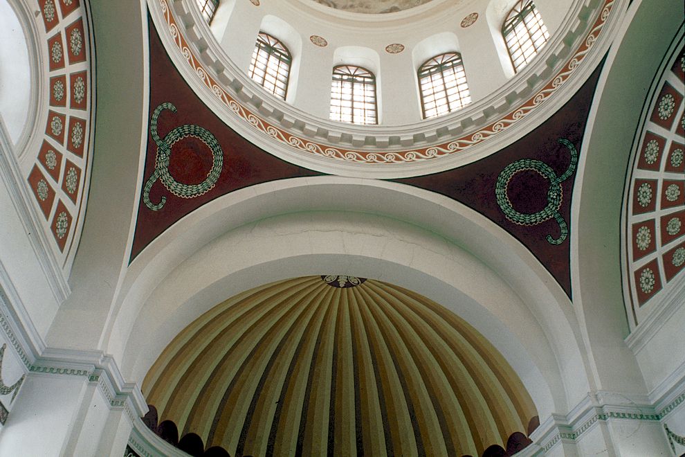 Kargopol
Russia. Arkhangelsk Region. Kargopol District
Church of Saints Zosima and SavvatyKrasnaia Gorka street 8
Interior. Vaults
1998-02-27
© Photographs by William Brumfield