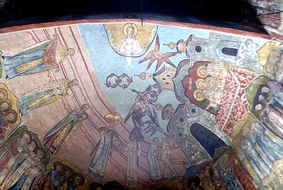 Kirillov
Russia. Vologda Region. Kirillovskii District
St. Kirill-Belozersk monastery
Cathedral of Dormition
Interior. Apse
2001-04-01
© Photographs by William Brumfield