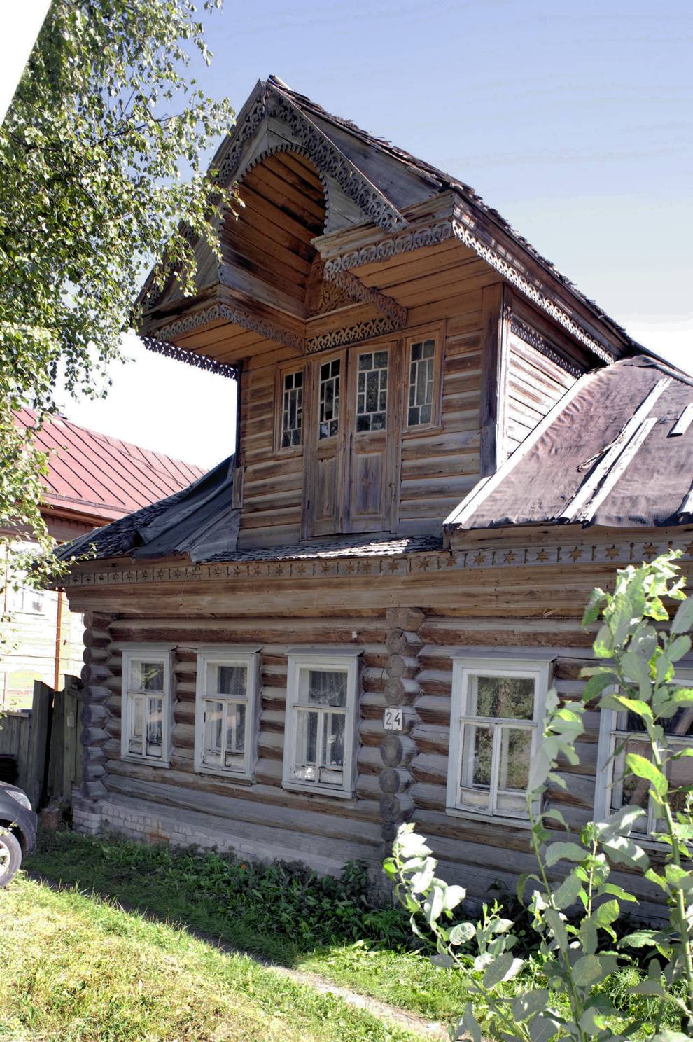 Soligalich
Russia. Kostroma Region. Soligalichskii District
Wooden house
2010-08-12
© Photographs by William Brumfield